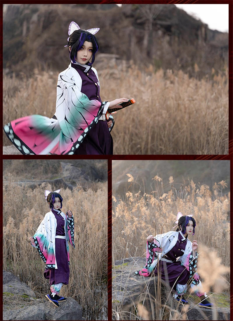 Shinobu Kocho Cosplay - Costume + Wig