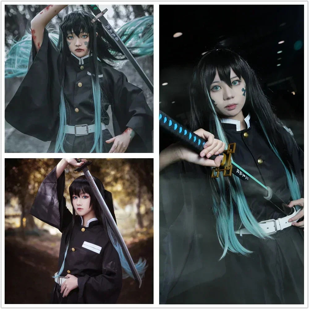 Tokitou Muichirou Cosplay - Costume + Wig