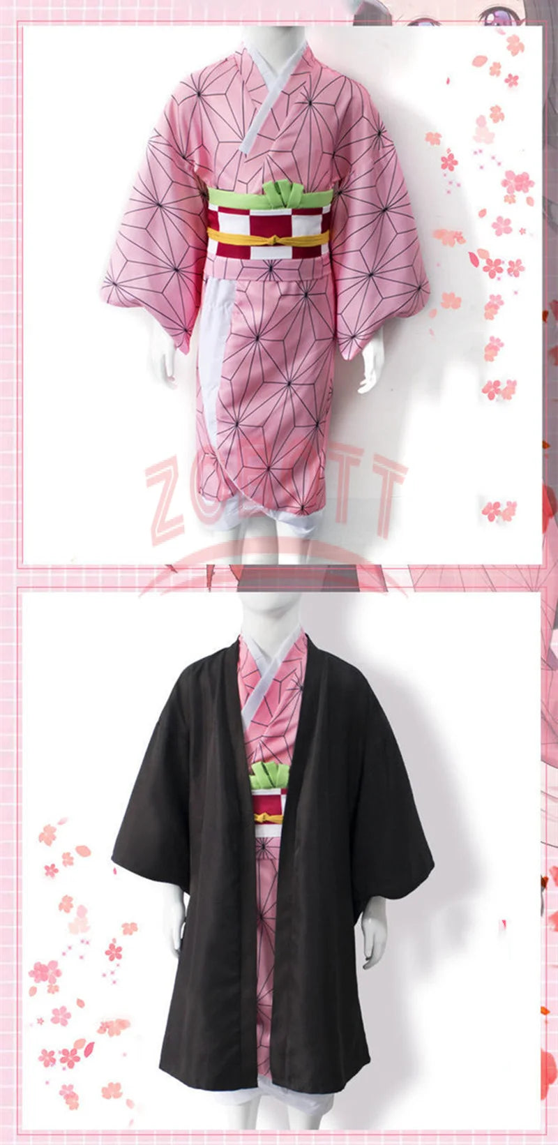 Nezuko Cosplay - Costume + Wig