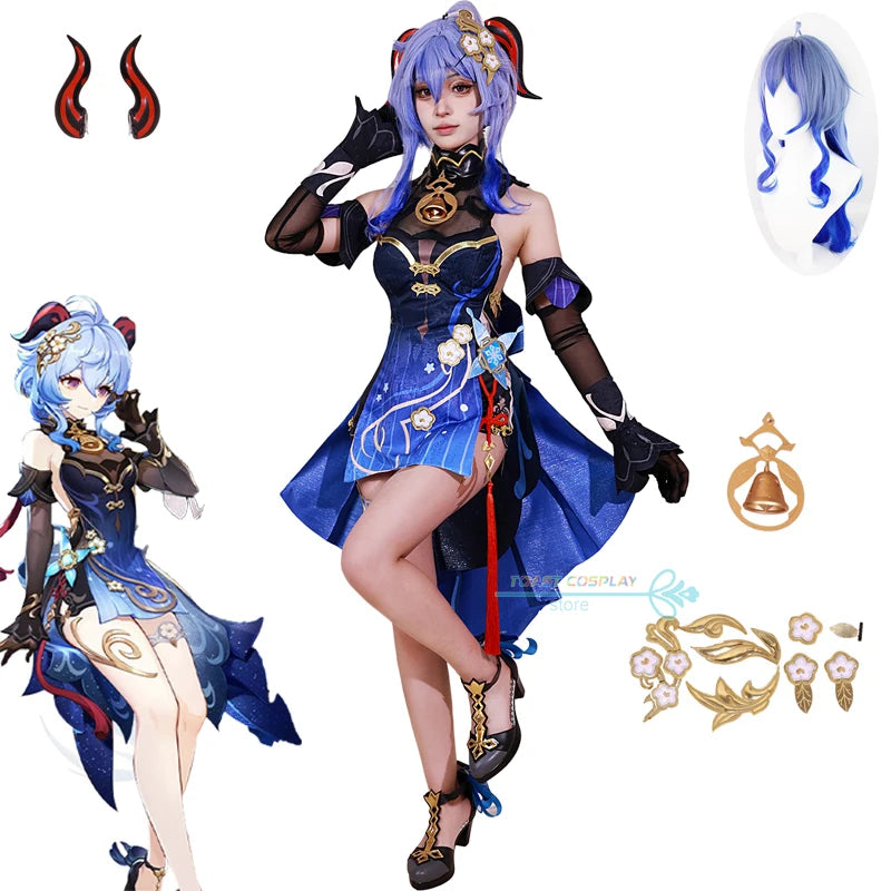 Ganyu - Costume + Wig