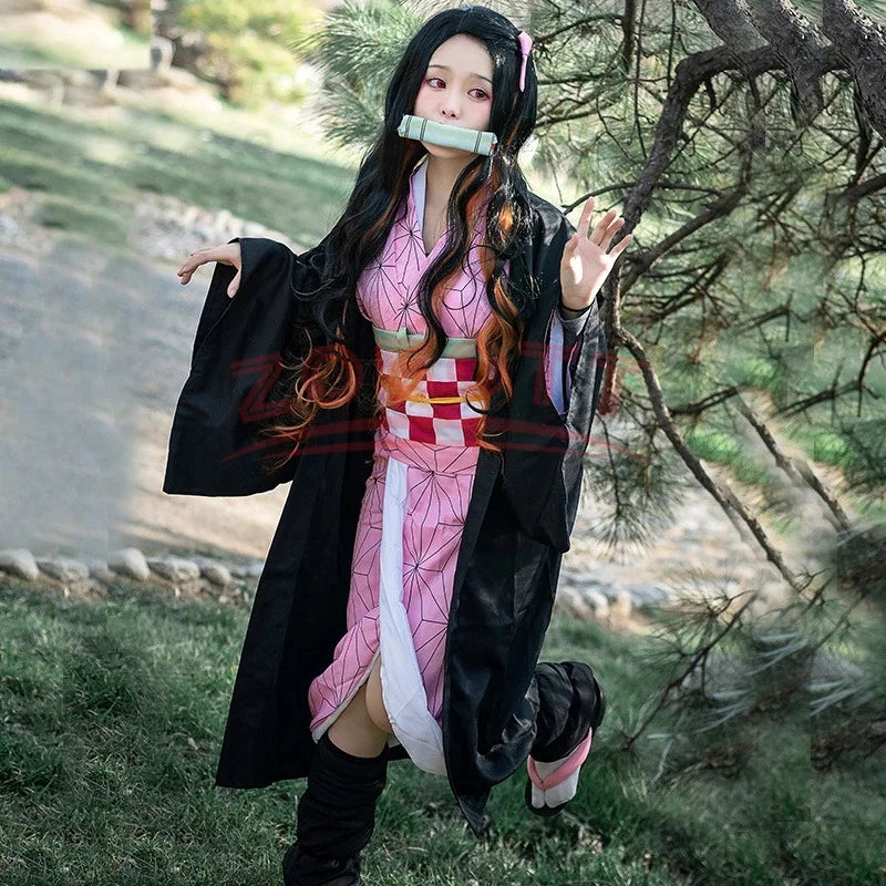 Nezuko Cosplay - Costume + Wig