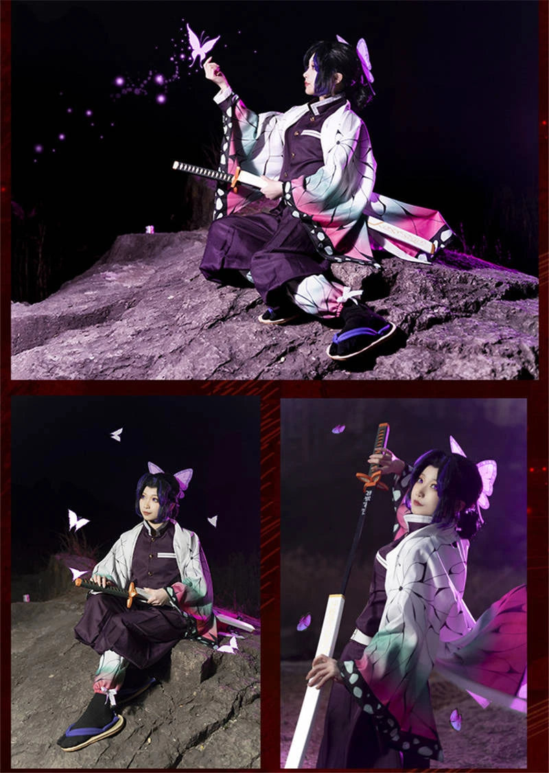 Shinobu Kocho Cosplay - Costume + Wig